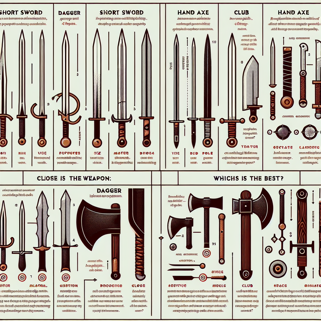 Perbandingan Berbagai Jenis Senjata Jarak Dekat: Mana yang Terbaik?