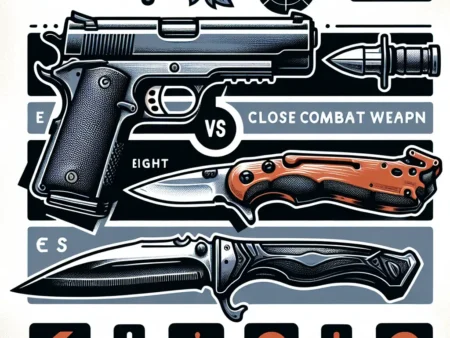 Pistol vs. Pisau: Memilih Senjata Jarak Dekat yang Tepat untuk Anda